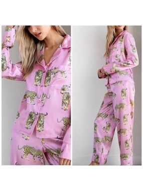 Nasty Gal cheetahs never prosper pajamas